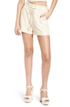 Women's Lydelle Drawstring Woven Shorts - Beige