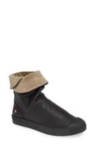 Women's Softinos By Fly London Kaz469sof Slouchy Sneaker Boot Us / 35eu - Black