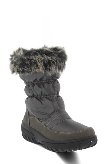 Women's Spring Step Rolim Faux Fur Trim Waterproof Boot .5-6us / 36eu - Grey