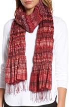 Women's Eileen Fisher Puckered Silk Blend Scarf