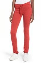 Women's Dream Scene Skinny Track Pants, Size - Red