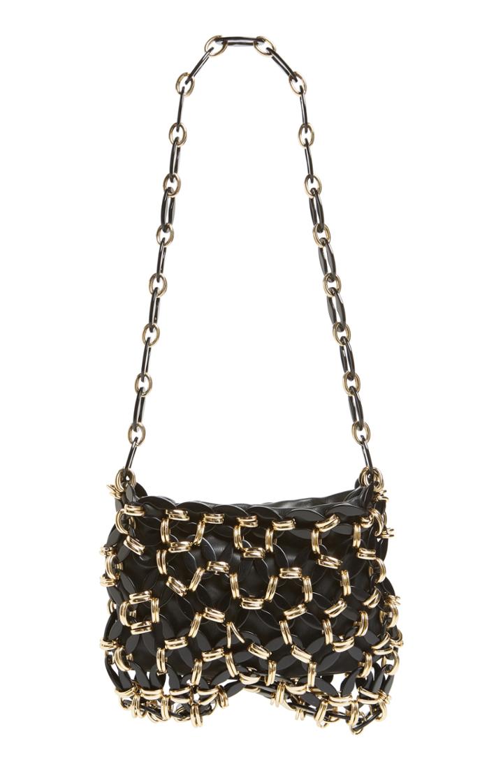 Topshop Sabrina Link Shoulder Bag - Black