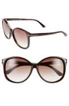 Women's Tom Ford 'alicia' 59mm Sunglasses - Havana