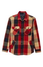 Men's Brixton Durham Flannel Shirt, Size - Red
