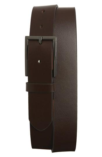 Men's Nordstrom Men's Shop Victor Leather Belt - Brown