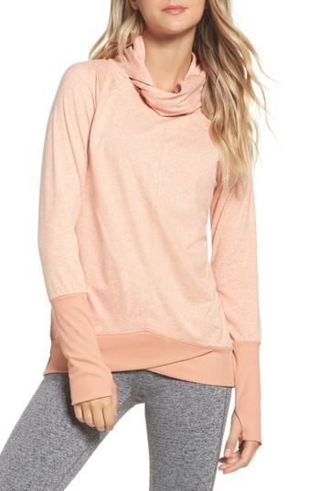 Women's Zella Gwen Cozy Pullover, Size - Coral