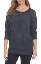 Women's Caslon Burnout Sweatshirt - Black