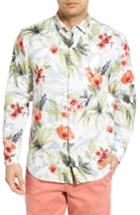 Men's Tommy Bahama Mediterranean Floral Standard Fit Linen Sport Shirt
