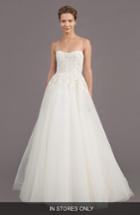 Women's Amsale Holland Embellished A-line Gown