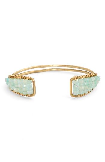 Women's Nashelle Muse Half Stone Cuff Bracelet
