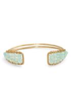 Women's Nashelle Muse Half Stone Cuff Bracelet