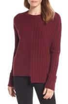 Women's Nordstrom Signature Asymmetrical Ribbed Cashmere Sweater