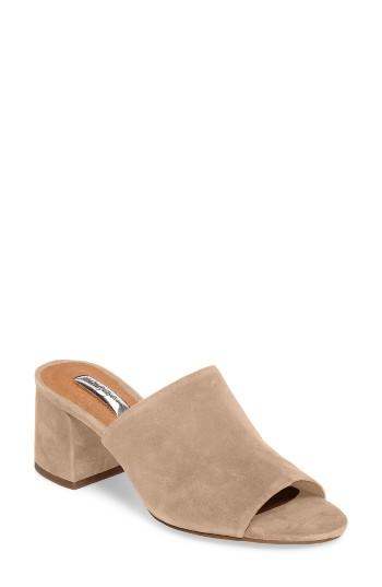 Women's Halogen Freda Slide Sandal M - Beige