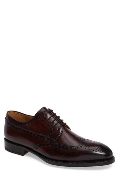 Men's Magnanni 'roda' Wingtip M - Red