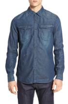 Men's G-star Raw Kinney Denim Shirt, Size - Blue