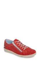 Women's Cloud Aika Star Perforated Sneaker .5us / 38eu - Red