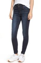 Women's Tinsel Double Stacked Waistband High Waist Skinny Jeans - Blue