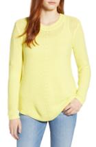 Women's Caslon Stitch Stripe Sweater - Yellow
