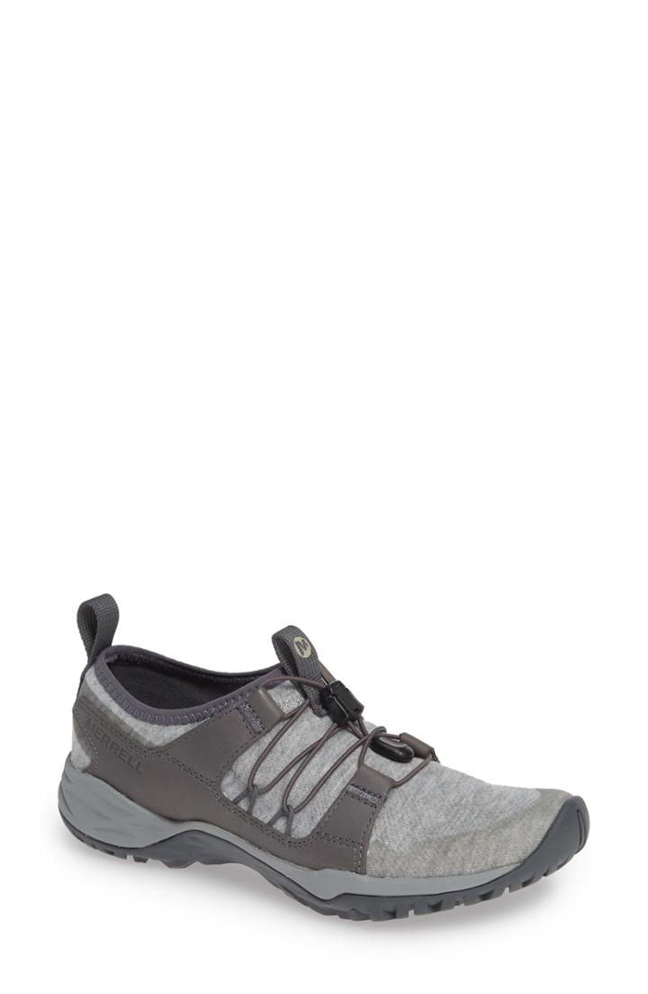 Women's Merrell Siren Guided Knit Q2 Sneaker .5 M - Grey