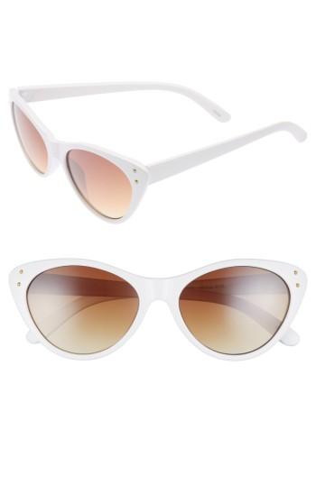 Women's Bp. 55mm Studded Cat Eye Sunglasses - Ivory