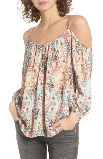 Women's Bp. Print Cold Shoulder Top