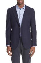 Men's Armani Collezioni Trim Fit Techno Velvet Sport Coat