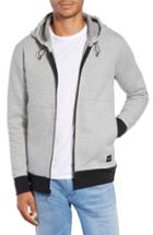 Men's Hurley Hollowknit Hooded Zip Sweatshirt - Grey