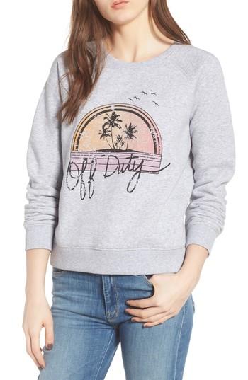 Women's Rebecca Minkoff Off Duty Sweatshirt, Size - Grey