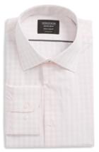 Men's Nordstrom Men's Shop Tech Smart Traditional Fit Check Dress Shirt 32/33 - Pink