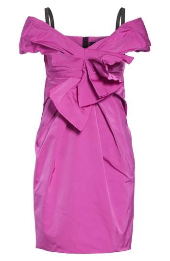 Women's Marc Jacobs Taffeta Off The Shoulder Dress