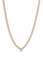 Women's Zoe Chicco Diamond Curb Chain Necklace