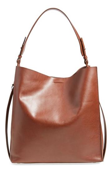 Allsaints 'paradise North/south' Tote - Brown