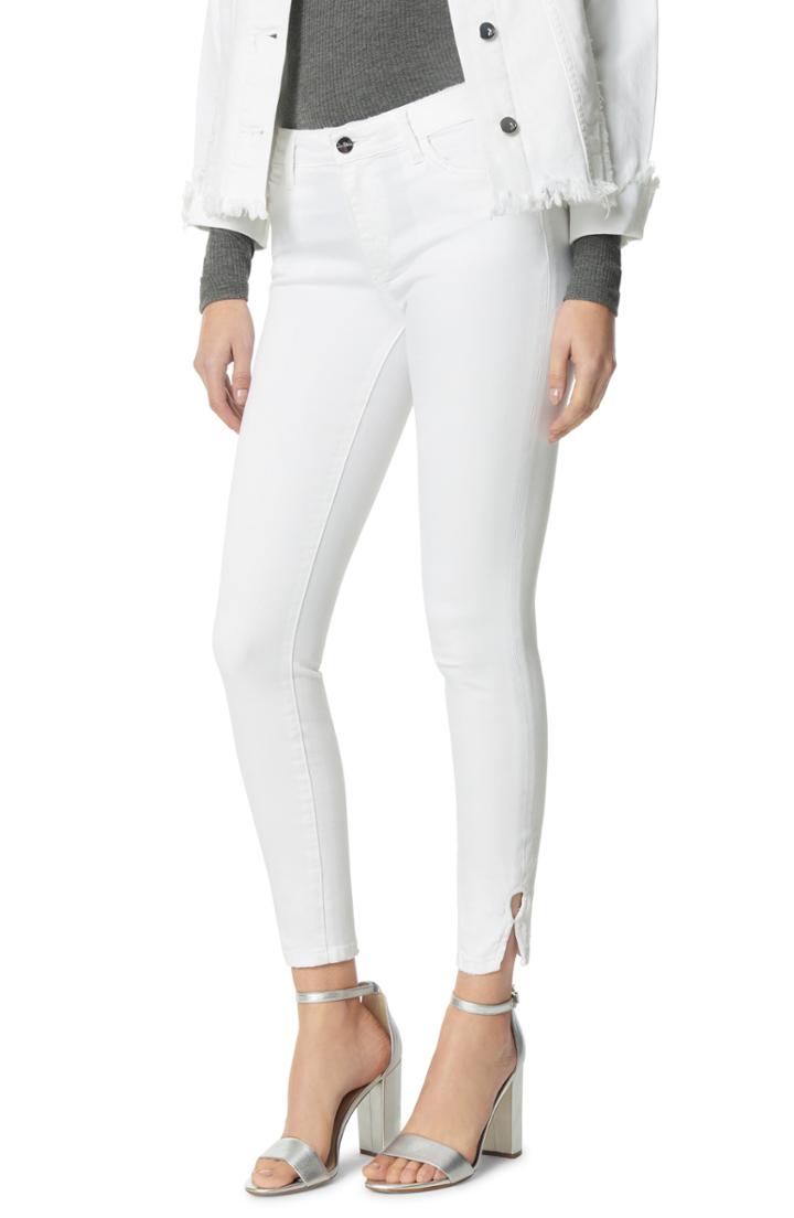 Women's Sam Edelman The Kitten Keyhole Ankle Skinny Jeans - White