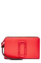 Women's Marc Jacobs Snapshot Compact Leather Wallet - Red