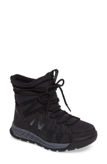 Women's New Balance Q416 Weatherproof Snow Boot B - Black