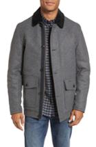 Men's Barbour Chingle Wool Blend Deck Jacket - Grey