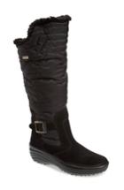 Women's Pajar Natasha Faux Fur Lined Waterproof Boot -7.5us / 38eu - Black