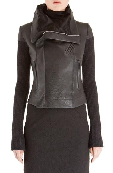 Women's Rick Owens Leather Biker Jacket
