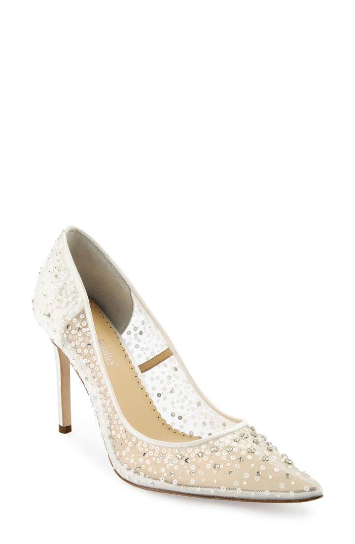 Women's Bella Belle Elsa Sequin Pump .5 M - Ivory