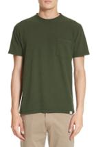 Men's Norse Projects Niels Garment Dye T-shirt - Green