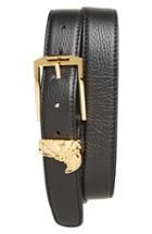 Men's Versace Collection Medusa Leather Belt 5 Eu - Black