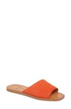 Women's Dolce Vita Cato Asymmetrical Slide Sandal M - Orange