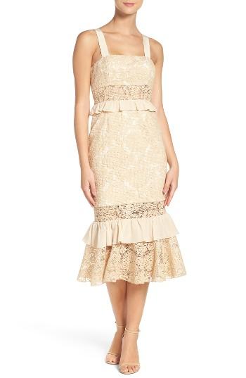 Women's Jay Godfrey Iginla Lace Midi Dress