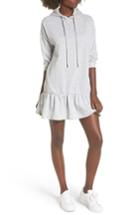 Women's Bp. Drop Waist Sweatshirt Dress, Size - Grey