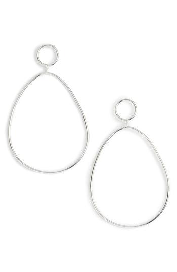 Women's Argento Vivo Oblong Drop Earrings