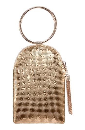 Nina Metallic Mesh Handbag -