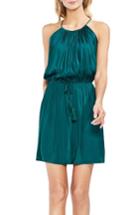 Women's Vince Camuto Drawstring Waist Dress, Size - Green