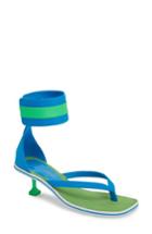 Women's Jeffrey Campbell Dribble Cuff Pedestal Sandal M - Blue