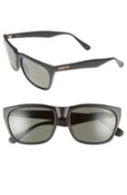 Women's Smith 'tioga' 57mm Polarized Sunglasses - Matte Black/ Polar Gray Green
