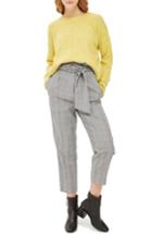 Women's Topshop Pointelle Detail Sweater Us (fits Like 2-4) - Yellow